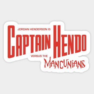 Captain Hendo – Jordan Henderson Tribute Sticker